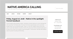 Desktop Screenshot of nativeamericacalling.com